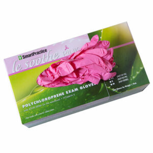 Le Soothe Pink Polychloroprene PF Gloves